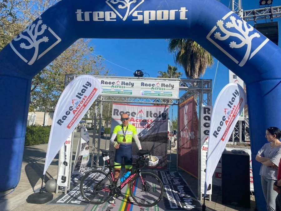 In the Finish as the1st in 50+ category with support